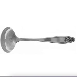 S3-Vintage Art Deco Silverplate Gravy Cream Sauce Ladle Lady Doris Pattern